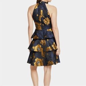 Rachel Rachel Roy Tiered Ruffle Sleeveless Floral Dress Size 6